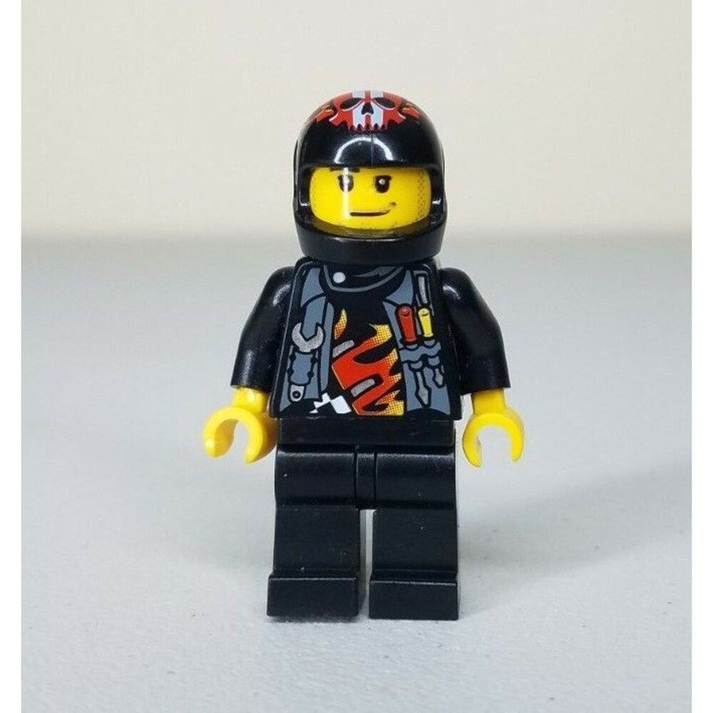 LEGO Bubba Backyard Blaster 2 Minifigure wr006 Aviator Cap World Racers C16-3